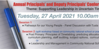 ETBI Principals and Deputy Principals Conference – April 27th, 2021