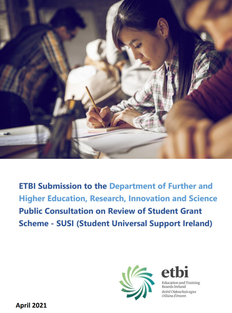 ETBI SUSI Submission on review of Student Grant Scheme