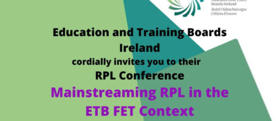 Mainstreaming RPL in the ETB FET Context on Wednesday 8th December 2021