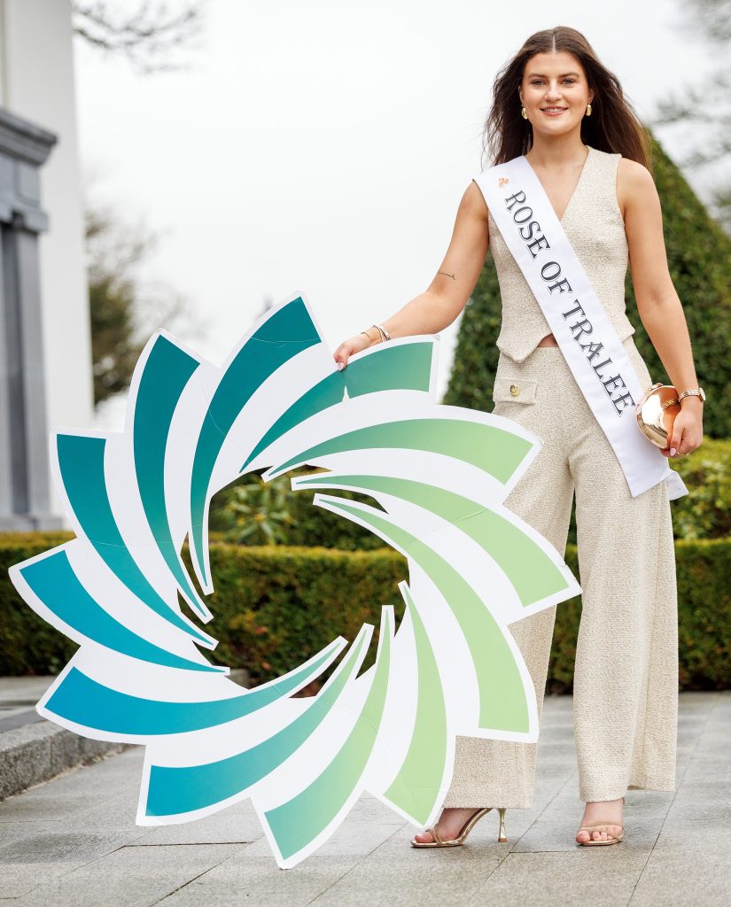 Rose of Tralee Katelyn Cummins with ETB swirl